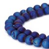 _natural-stone-beads-round-matte-blue-frosted-drusy-agate-8mm